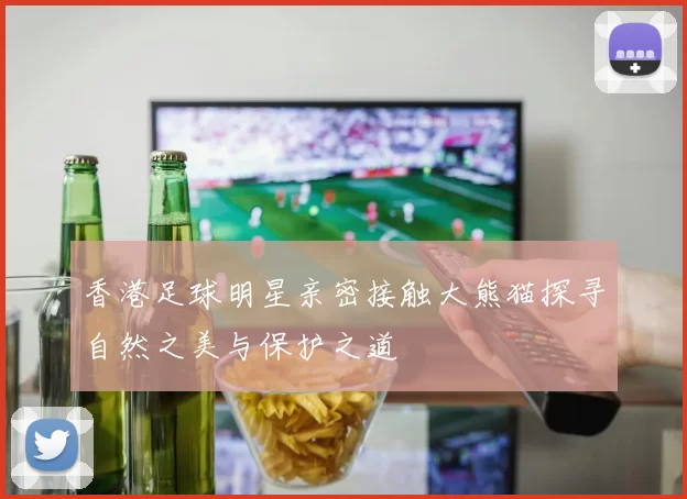 香港足球明星亲密接触大熊猫探寻自然之美与保护之道