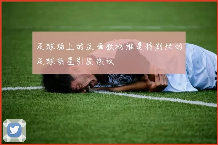 足球场上的反面教材谁是特别烂的足球明星引发热议